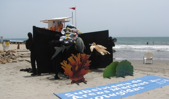 Campaña Voces desde el Mar en la ciudad de Santa Marta